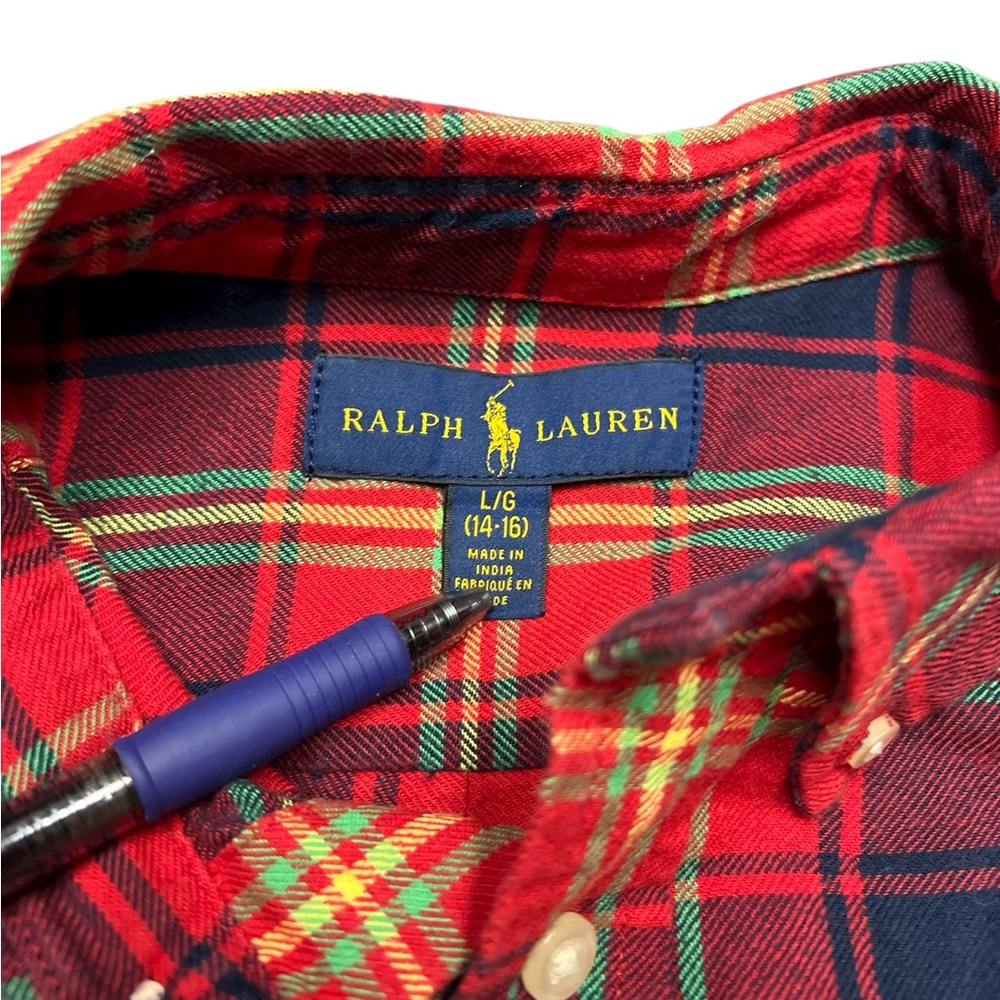 Ralph Lauren Boy's Clothing Bundle of Button Up Long Sleeve Shirts Size L - Picture 5 of 10